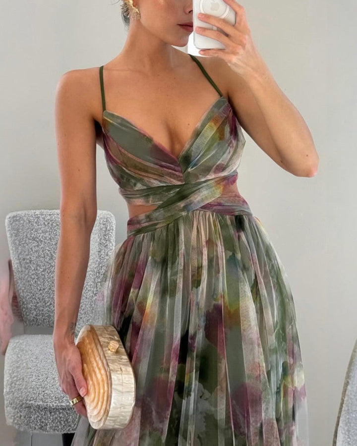 MD | Robe Maxi Élégance Florale