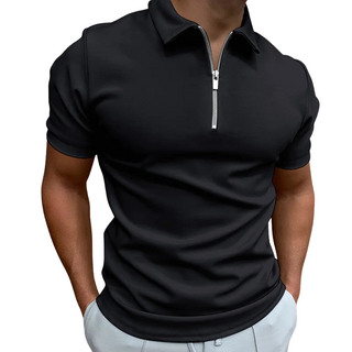 MD | POLO MODERNE AVEC ZIP MI-HAUT