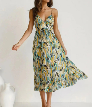 MD | Robe Midi Éclat Coloré