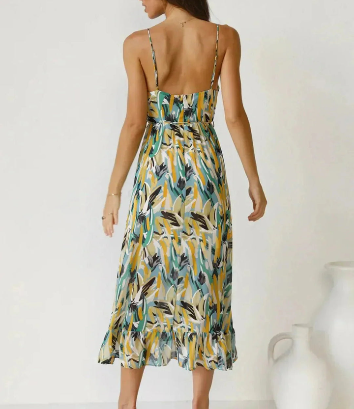 MD | Robe Midi Éclat Coloré