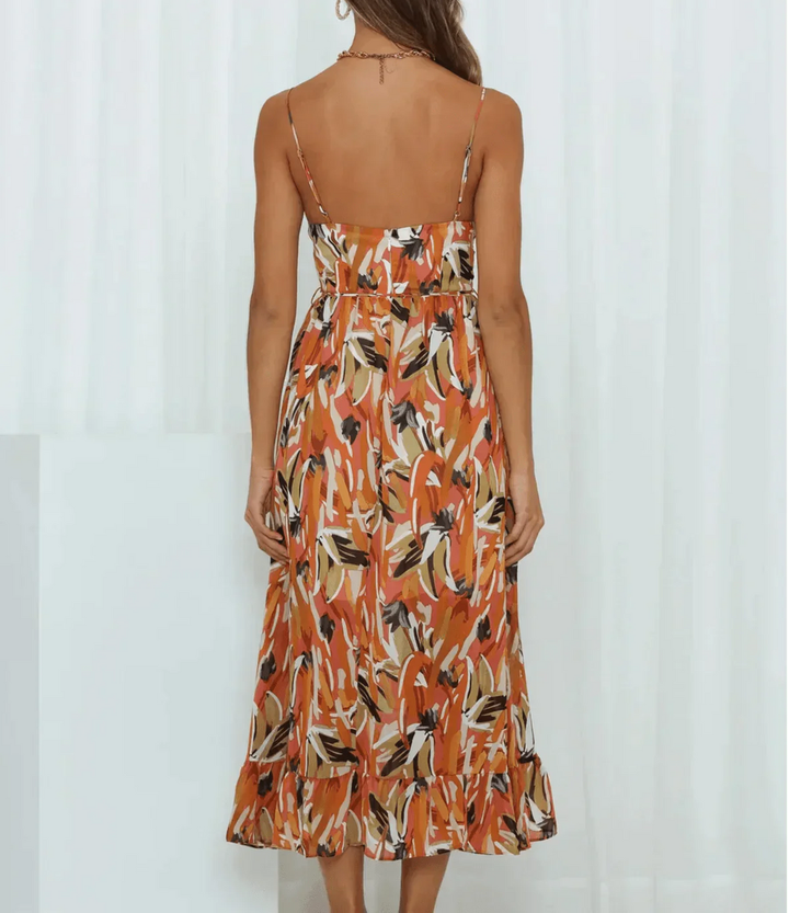 MD | Robe Midi Éclat Coloré