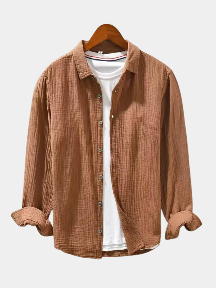 MD | CHEMISE ÉLÉGANTE EN COTON DOUX COMME DE LA SOIE