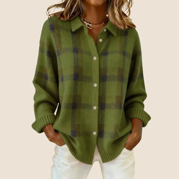 MD | CHEMISE EN MAILLE À CARREAUX