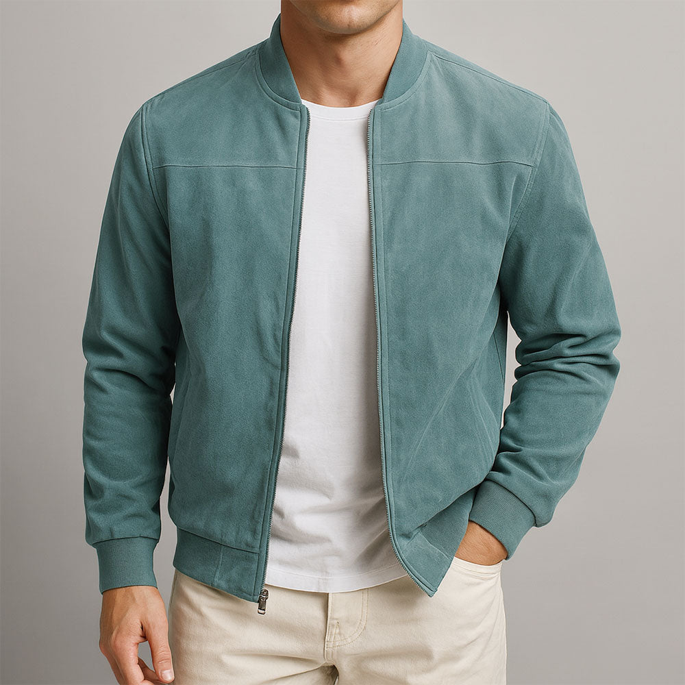MD | VESTE EN CUIR SUEDE URBAINE