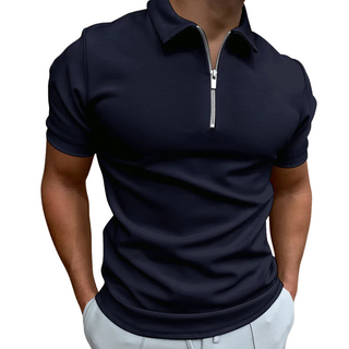 MD | POLO MODERNE AVEC ZIP MI-HAUT