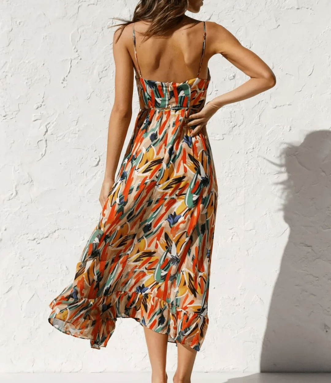 MD | Robe Midi Éclat Coloré