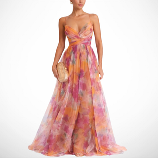 MD | Robe Maxi Élégance Florale