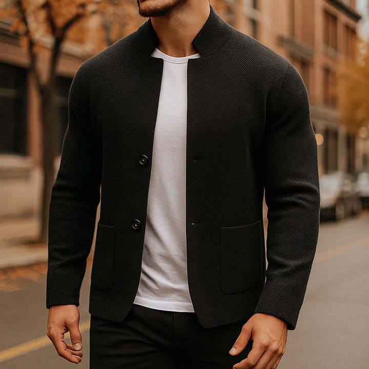 MD | CARDIGAN EN LAINE TRICOTÉE POUR HOMME