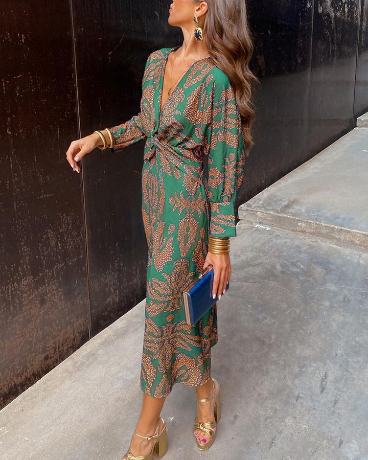 MD | Robe Midi Élégance Florale