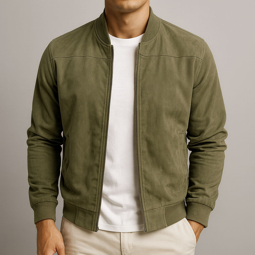 MD | VESTE EN CUIR SUEDE URBAINE