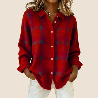 MD | CHEMISE EN MAILLE À CARREAUX
