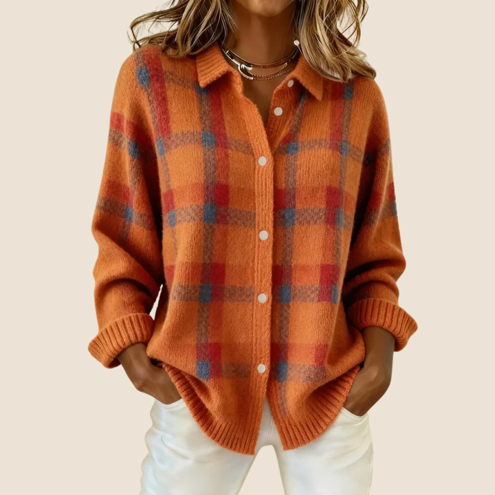 MD | CHEMISE EN MAILLE À CARREAUX