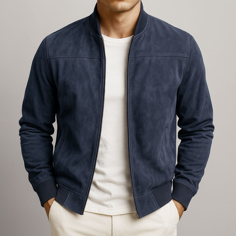MD | VESTE EN CUIR SUEDE URBAINE