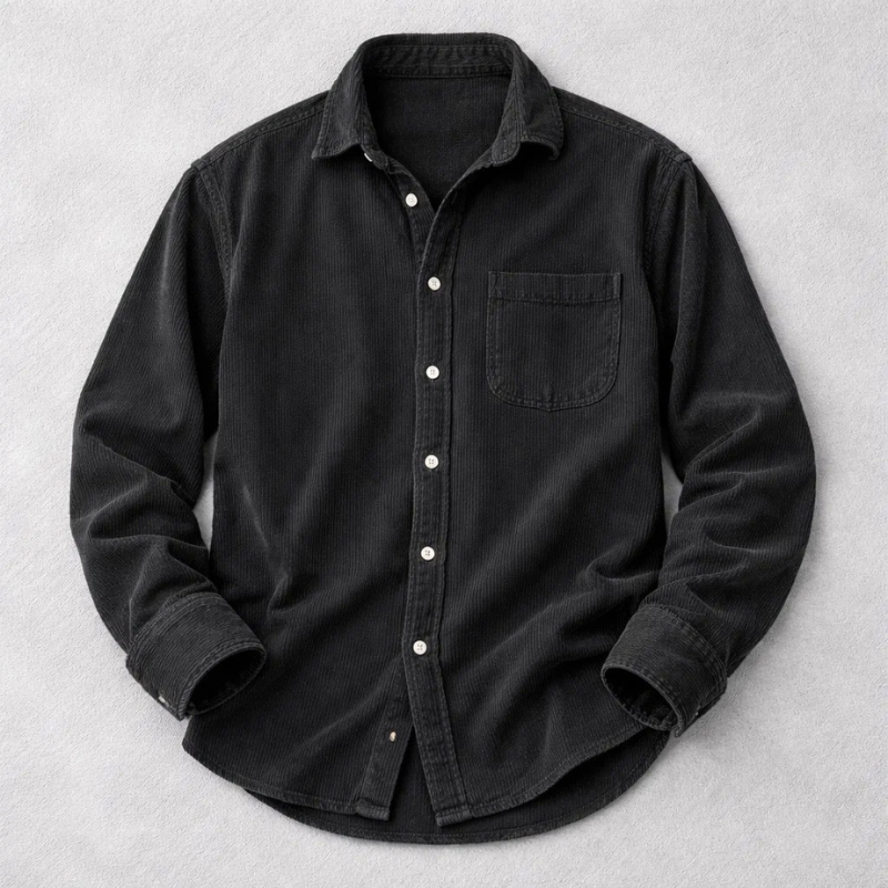 MD | CHEMISE CLASSIQUE EN VELOURS CÔTELÉ