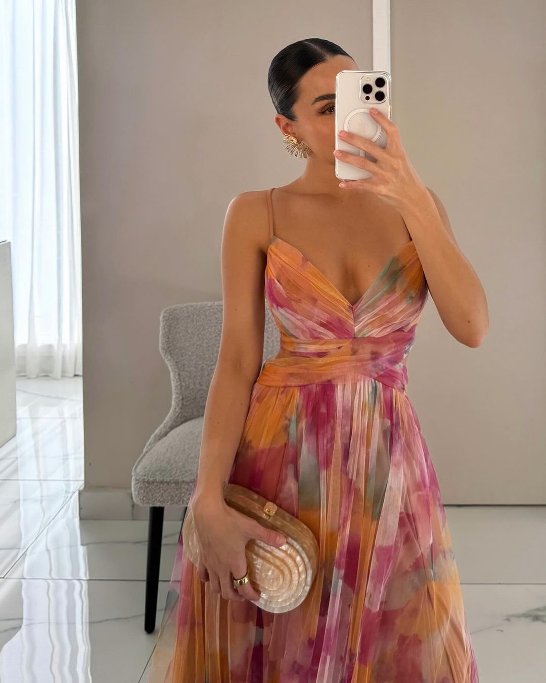 MD | Robe Maxi Élégance Florale