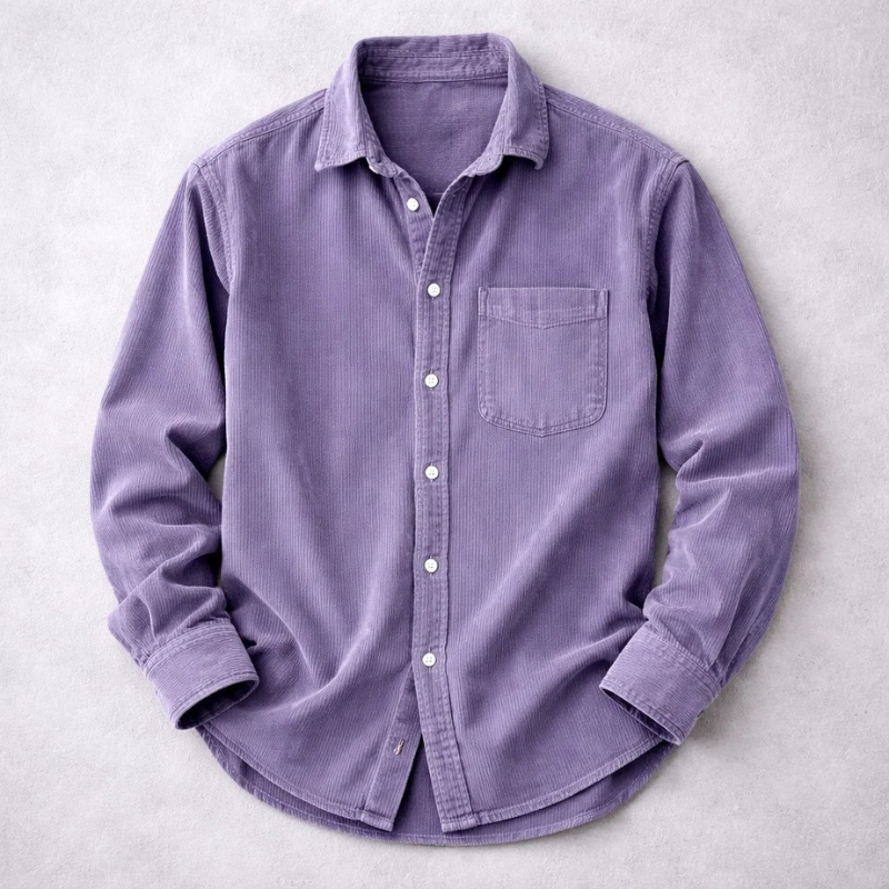 MD | CHEMISE CLASSIQUE EN VELOURS CÔTELÉ