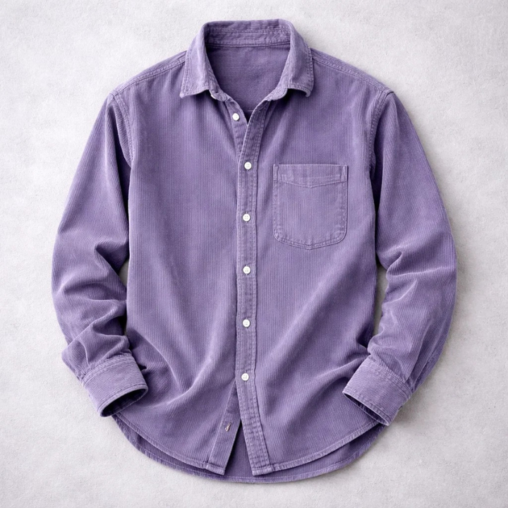 MD | CHEMISE CLASSIQUE EN VELOURS CÔTELÉ