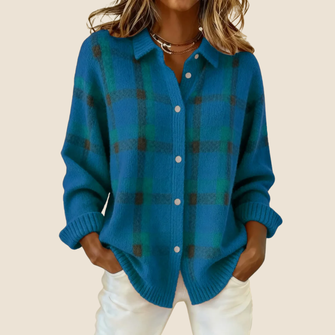 MD | CHEMISE EN MAILLE À CARREAUX