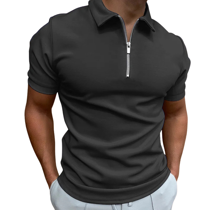 MD | POLO MODERNE AVEC ZIP MI-HAUT