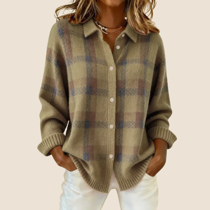 MD | CHEMISE EN MAILLE À CARREAUX