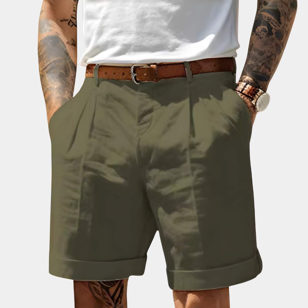 MD | BERMUDAS ÉLÉGANTS EN COTON RESPIRANT