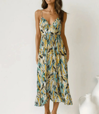 MD | Robe Midi Éclat Coloré