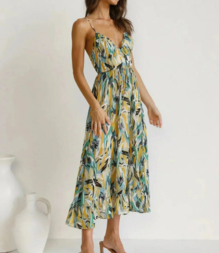 MD | Robe Midi Éclat Coloré