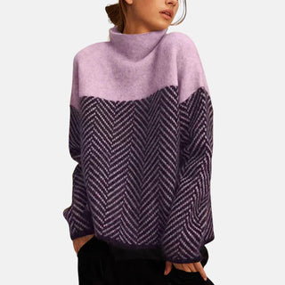 MD | PULL À COL MONTANT EN COTON