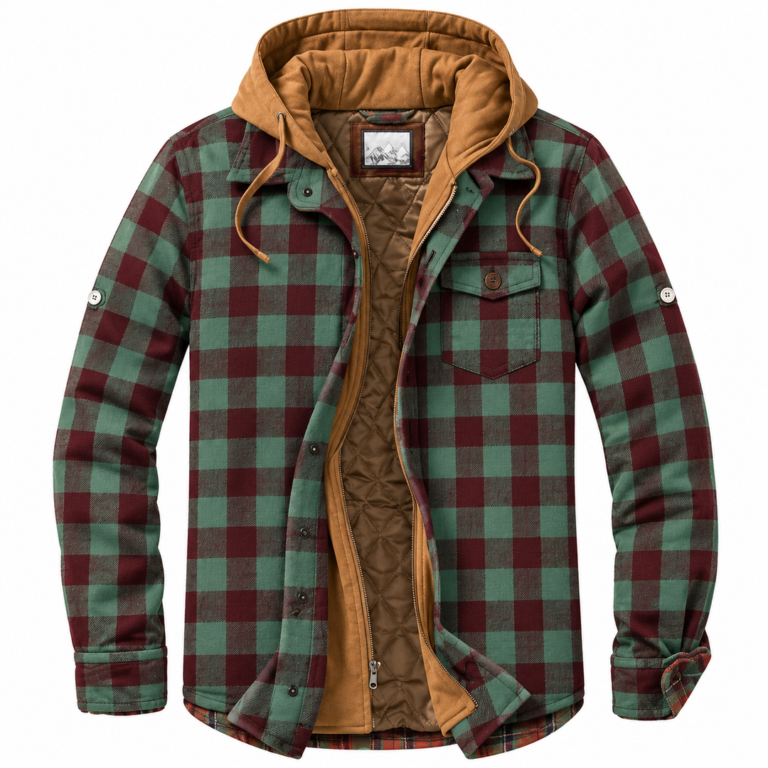 MD | Veste Patchwork à Motifs Carreaux