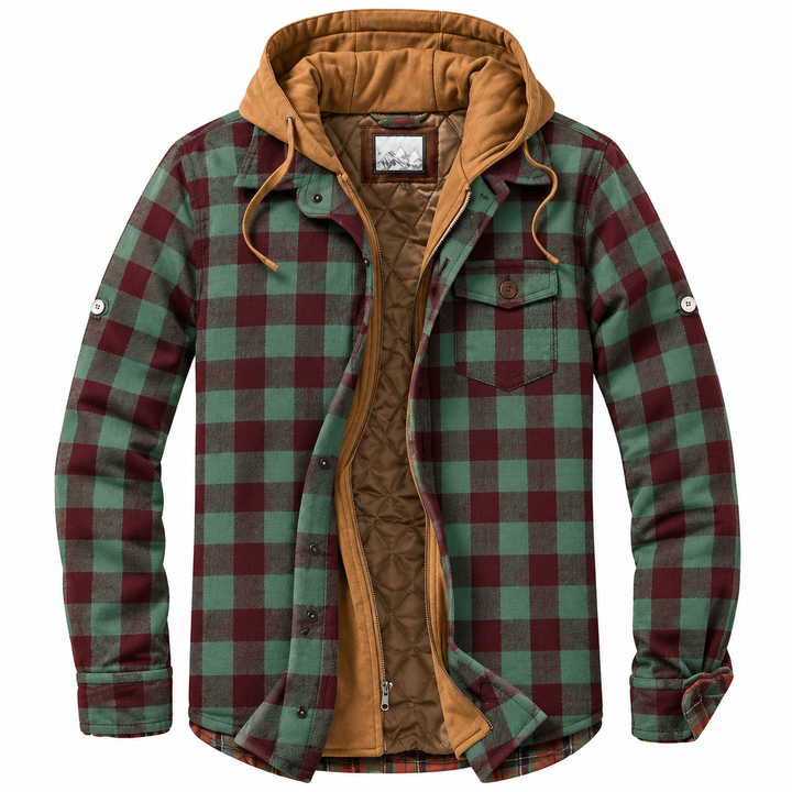 MD | Veste Patchwork à Motifs Carreaux