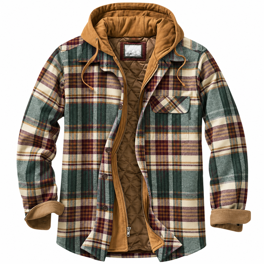 MD | Veste Patchwork à Motifs Carreaux