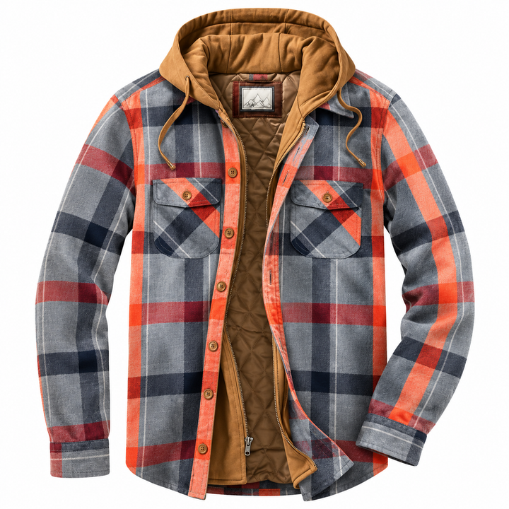 MD | Veste Patchwork à Motifs Carreaux