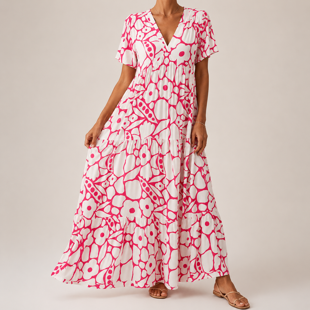 MD | Robe Longue Bohème Élégante
