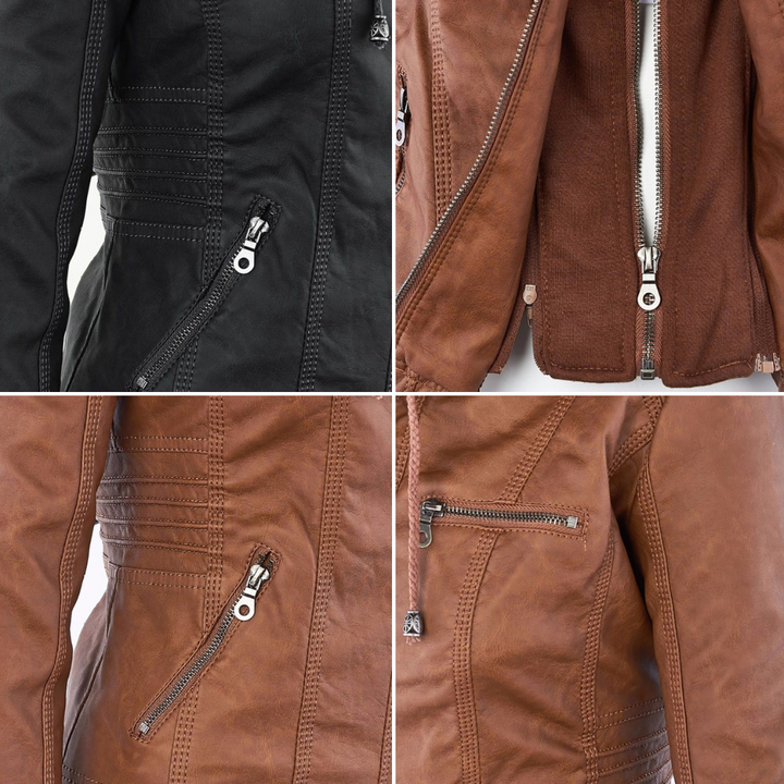 MD | Veste en effet Cuir Chic et Durable
