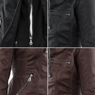 MD | Veste en effet Cuir Chic et Durable