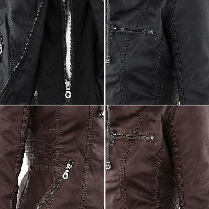 MD | Veste en effet Cuir Chic et Durable