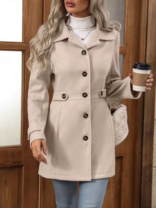 MD | MANTEAU CEINTURÉ ÉLÉGANT