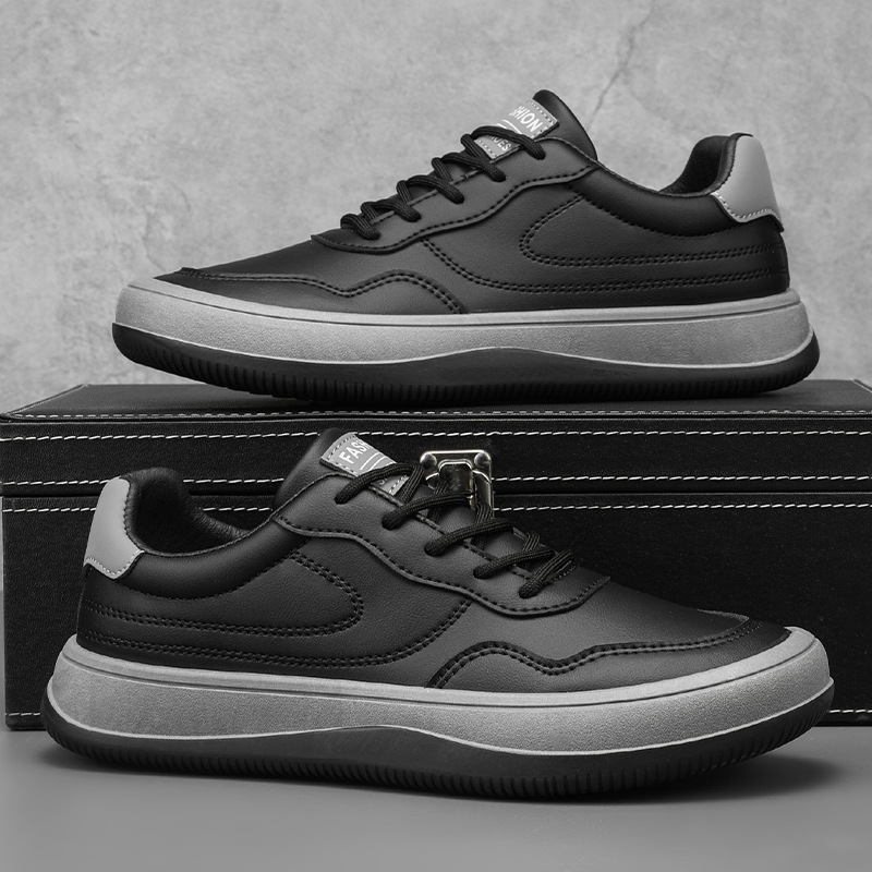 MD | BASKETS EN CUIR VÉRITABLE