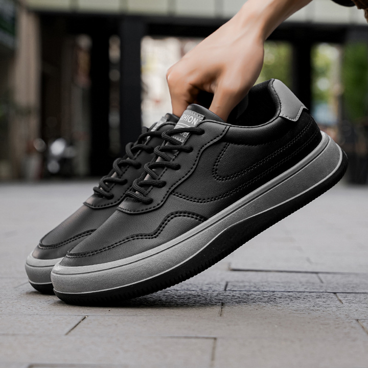 MD | BASKETS EN CUIR VÉRITABLE