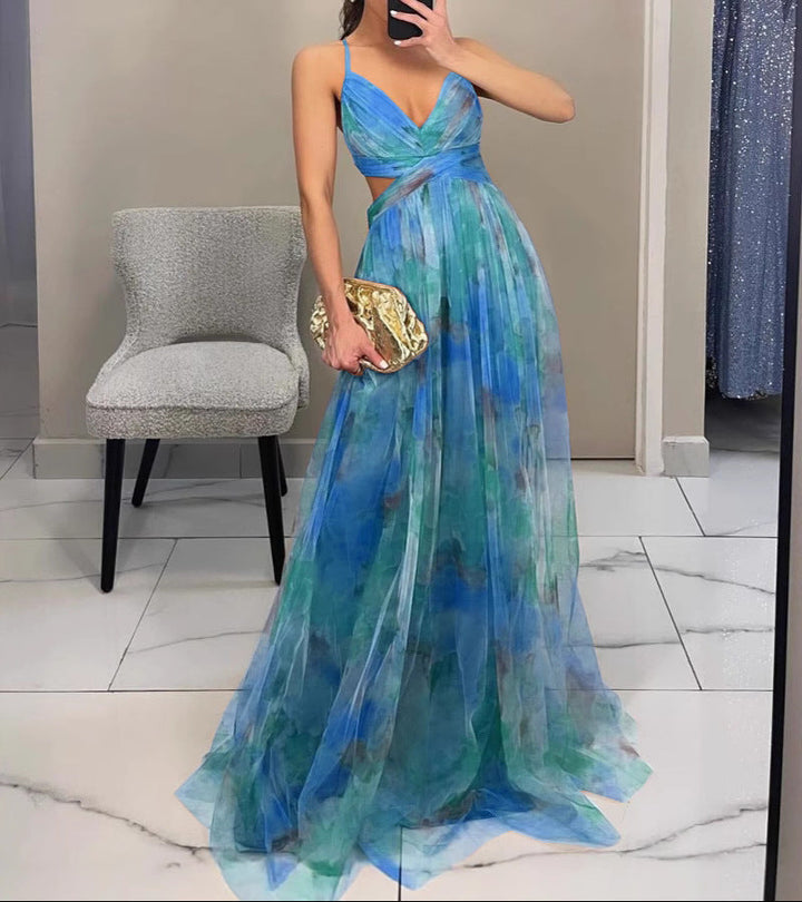 MD | Robe Maxi Élégance Florale