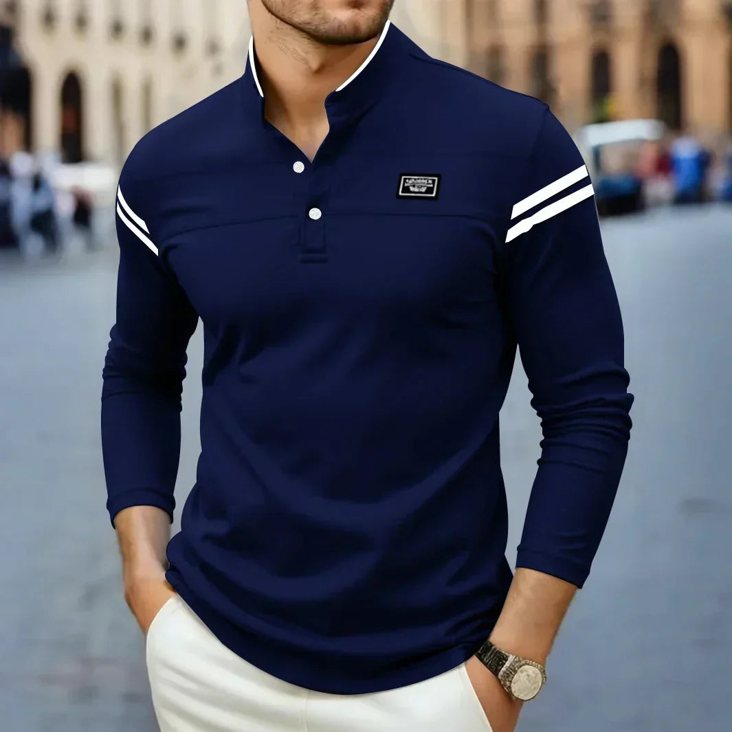MD | T-SHIRT À MANCHES LONGUES MODERNE POUR HOMME