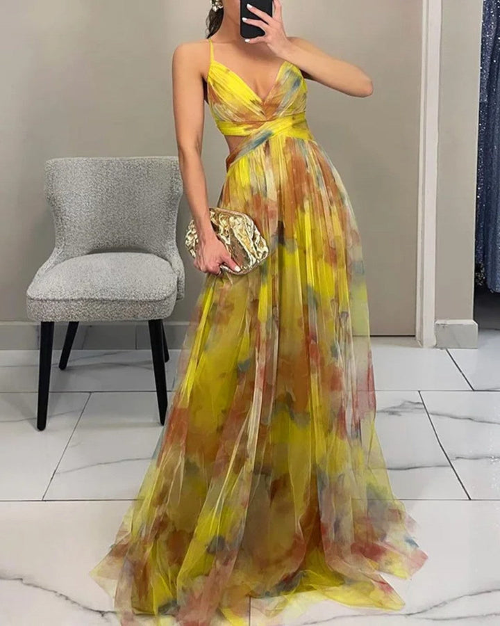MD | Robe Maxi Élégance Florale