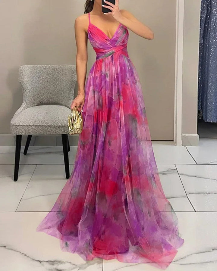 MD | Robe Maxi Élégance Florale