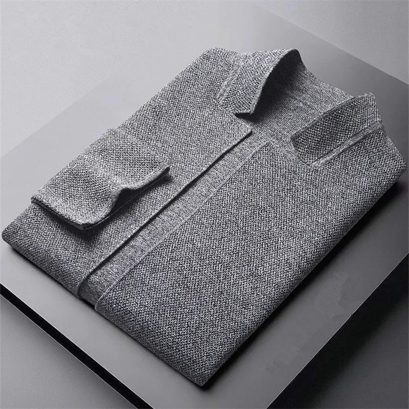 MD | CARDIGAN EN LAINE TRICOTÉE POUR HOMME