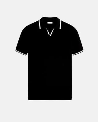 MD | POLO SUR MESURE EN PIQUÉ AVEC DÉTAILS CONTRASTANTS