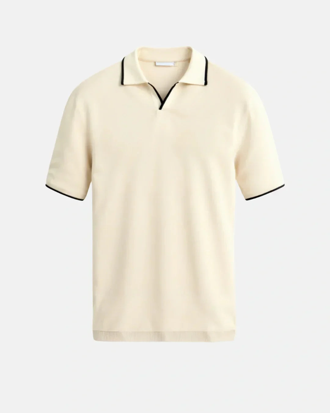 MD | POLO SUR MESURE EN PIQUÉ AVEC DÉTAILS CONTRASTANTS