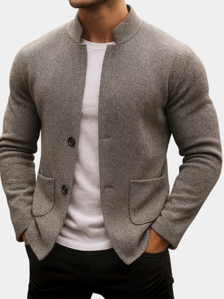 MD | CARDIGAN EN LAINE TRICOTÉE POUR HOMME