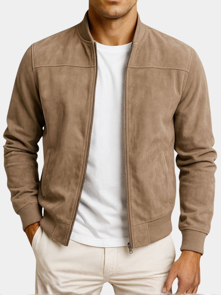 MD | VESTE EN CUIR SUEDE URBAINE