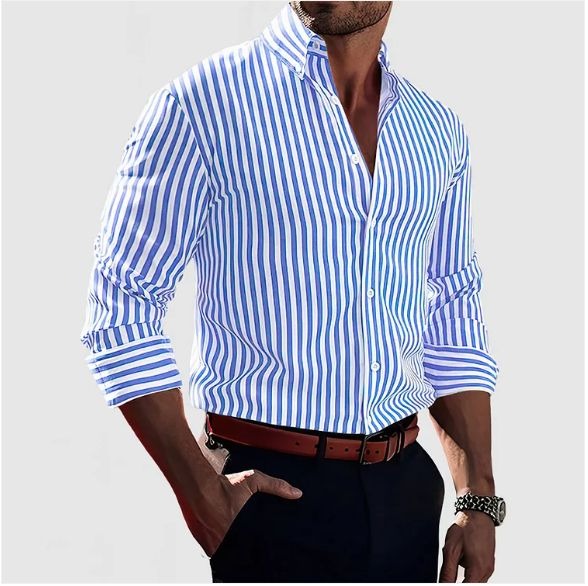 MD | CHEMISE À RAYURES DÉCIDÉES