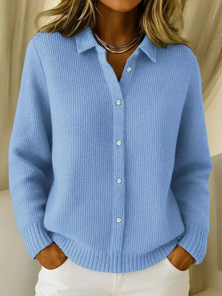 MD | CARDIGAN MAILLE COL CHEMISE